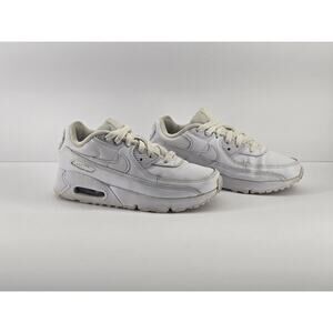Nike Air Max 90 LTR GS Triple White CD6864-100 Sneakers - 3Y - Girls